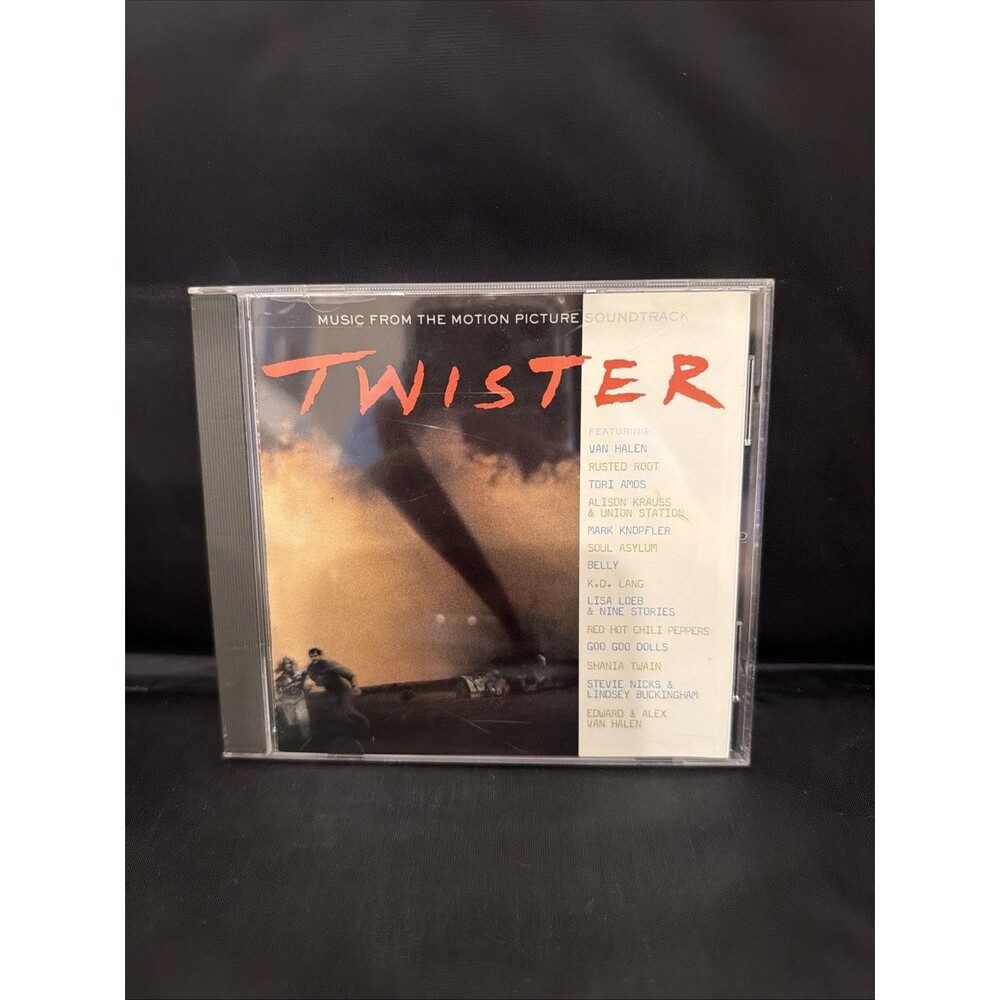 Twister Motion Picture Soundtrack CD 1996 Van Halen Shania Twain Stevie Nicks